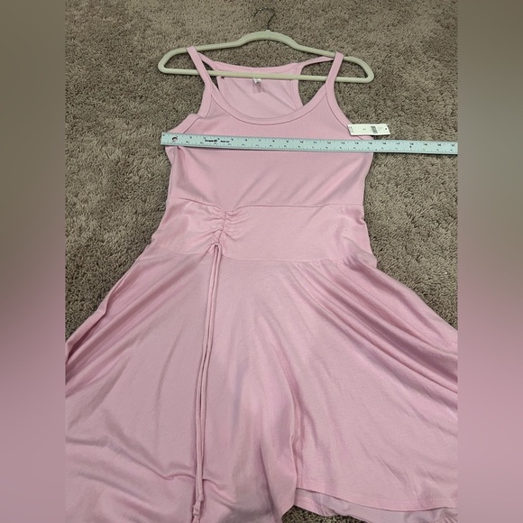 NWT new medium Anthropologie daily practice half pipe mini dress pink sleeveless - Picture 16 of 17